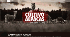 Desktop Screenshot of cultivoalpacas.com